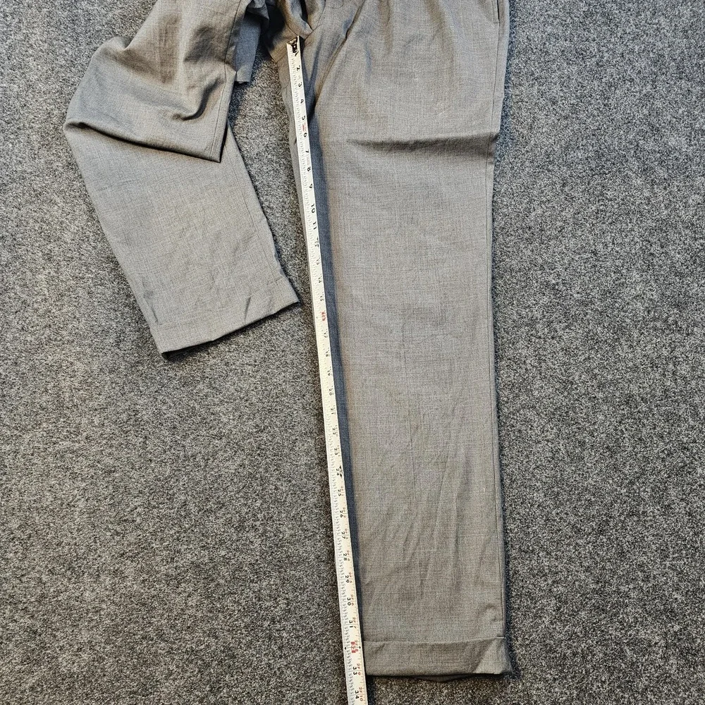 Lauren Ralph Lauren High‎ Performance Wool Stretch Dress Pants Gray 38x34